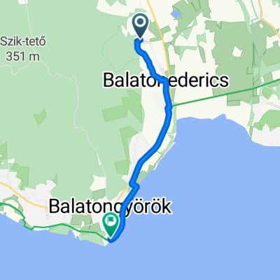 Kossuth utca nach Balaton utca