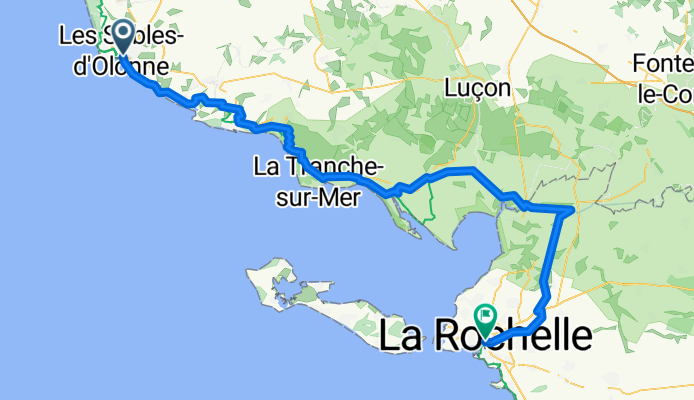 Day 6 11/09/25 Les Sables D'Olonne- La Rochelle
