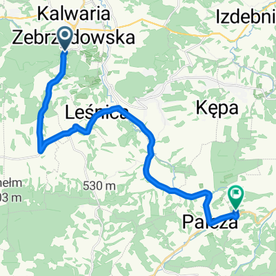 Bernardyńska, Kalwaria Zebrzydowska do Harbutowice, Sułkowice