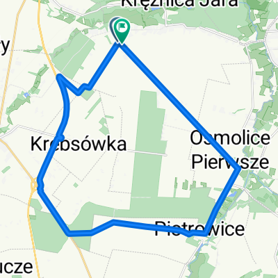 Krężnica Jara, Niedrzwica Duża do Krężnica Jara, Niedrzwica Duża