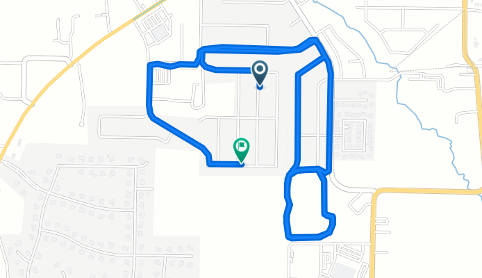 S Amber Dawn Ave, Farmington to S Amber Dawn Ave, Farmington