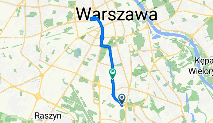 Granitowa, Warszawa do Wołoska, Warszawa