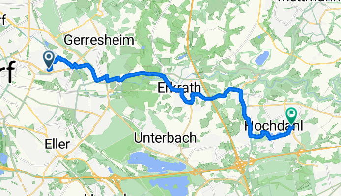 Düsseldorf bis Erkrath