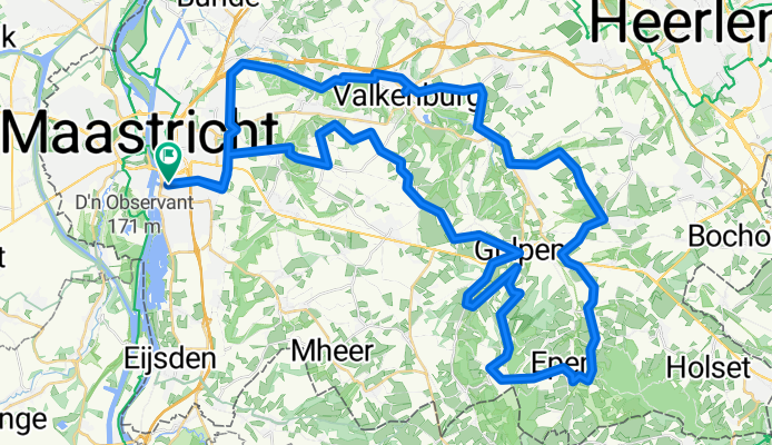 Route in Maastricht