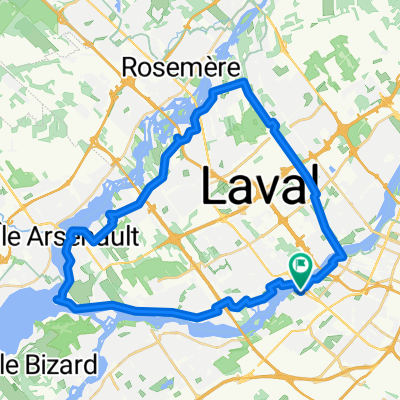 Boul Gouin O, Montréal to Boul Gouin O, Montréal