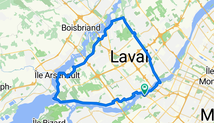 Boul Gouin O, Montréal to Boul Gouin O, Montréal