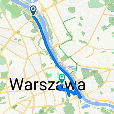 most Gen Grota-Roweckiego Południe, Warsaw to Smolna, Warsaw