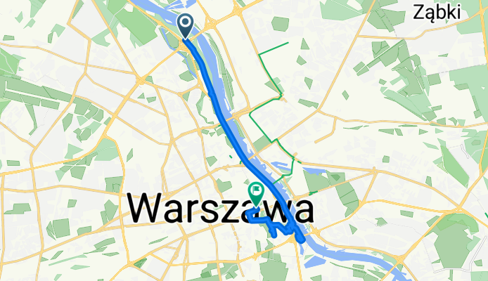 most Gen Grota-Roweckiego Południe, Warsaw to Smolna, Warsaw