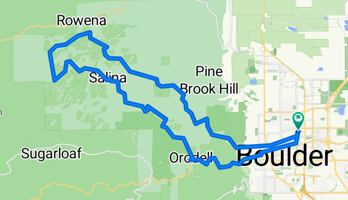 mapleton to gold hill