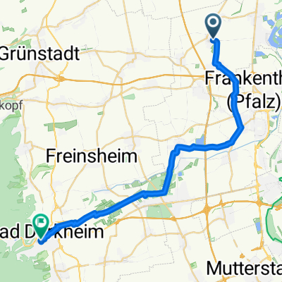 Am Eckbach, Großniedesheim nach Kaiserslauterer Straße, Bad Dürkheim