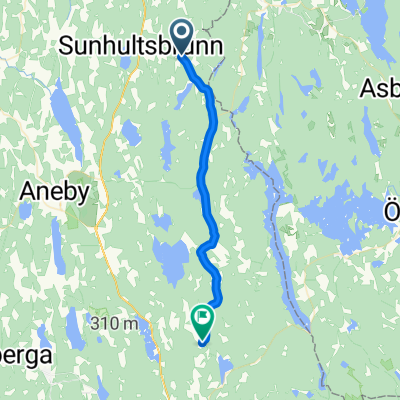Länsväg F 1047, Sunhultsbrunn to Sälleryd, Eksjö