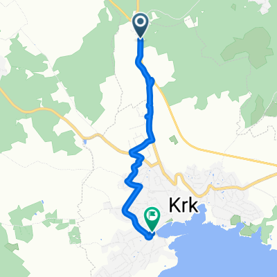 Route in Krk