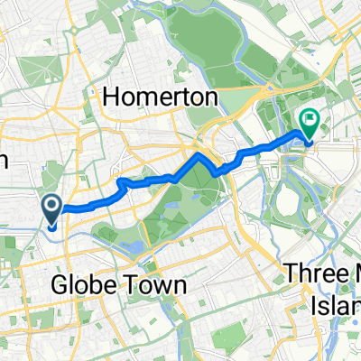 Pritchard's Road, London to Glade Walk, London