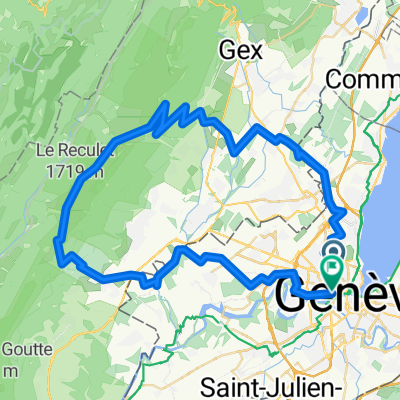 Reculet par le Crêt de la neige