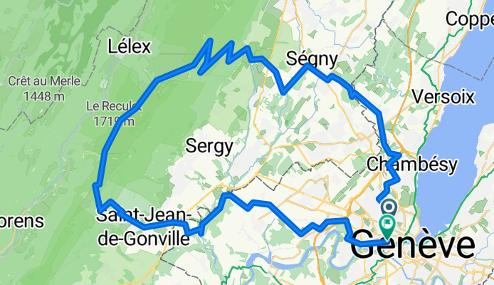 Reculet par le Crêt de la neige