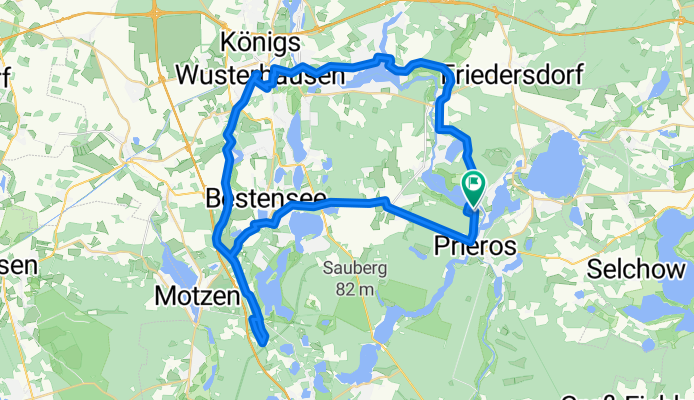 Fährweg, Heidesee nach Fährweg, Heidesee