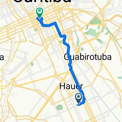 De Rua Isaías Régis de Miranda a Avenida Sete de Setembro