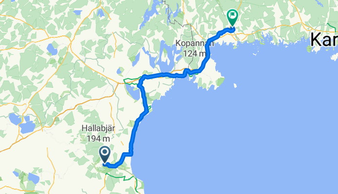 Degeberga - Karlshamn