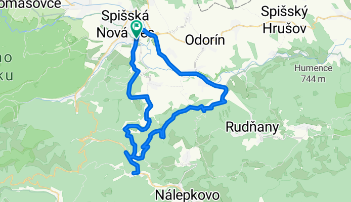 Madaras park do Hnilčík a späť.