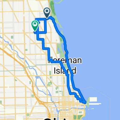 N Halsted St, Chicago to W School St, Chicago