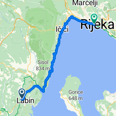 Černjuli, Vinež - Trg kralja Tomislava, Fiume