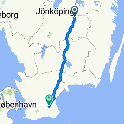 Västerlånggatan, Eksjö to Andrarumsvägen, Lövestad