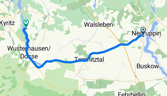 Von Neuruppin bis Wusterhausen/Dosse