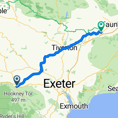 Exeter Road, Okehampton to Wellington, Wellington