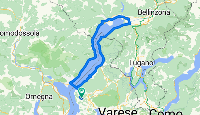 Route in Sangiano