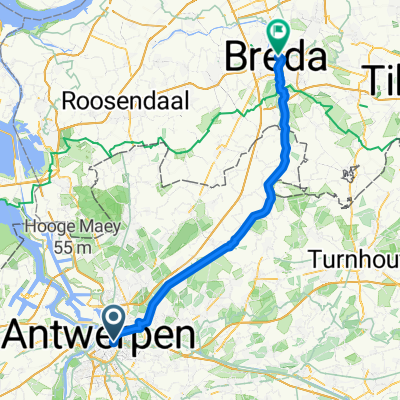 Kroonstraat, Antwerp to Stationsplein, Breda