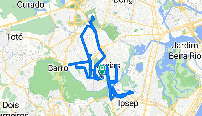 De Rua Piraquara a Rua Piraquara