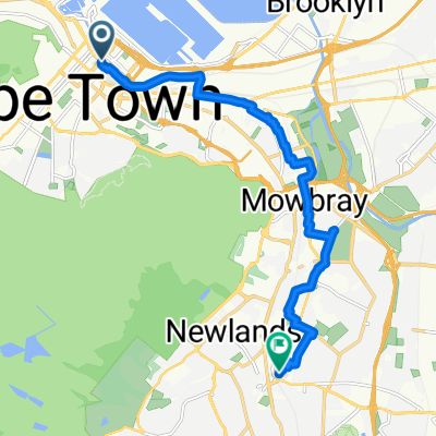 Route to Vida e Caffè