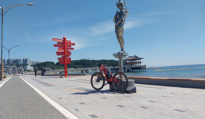 Foto 2 de la ruta de Bikemap "흥해읍 8-12 ~ 흥해읍 8-12"