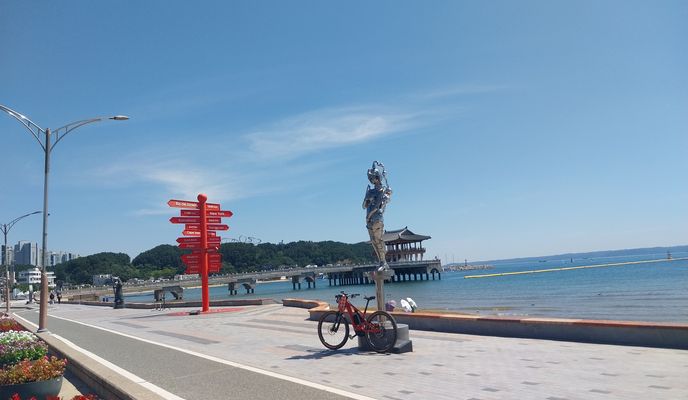 Foto 1 de la ruta de Bikemap "흥해읍 8-12 ~ 흥해읍 8-12"