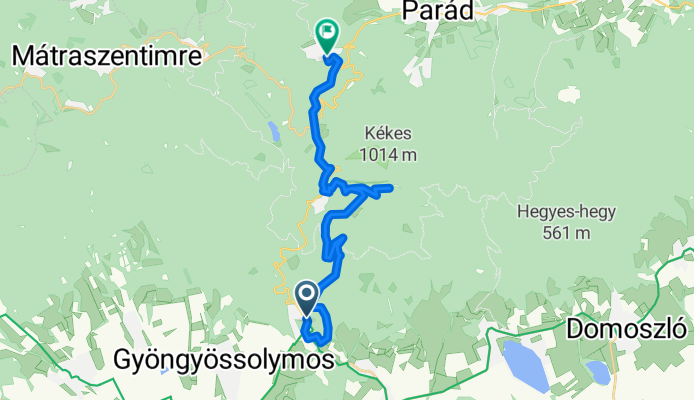 Mátrafüred -kékes-parádsasvár