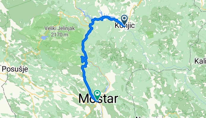Konjic - Mostar