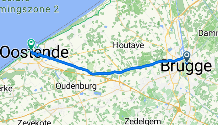 Baliestraat nach Kursaal-Westhelling