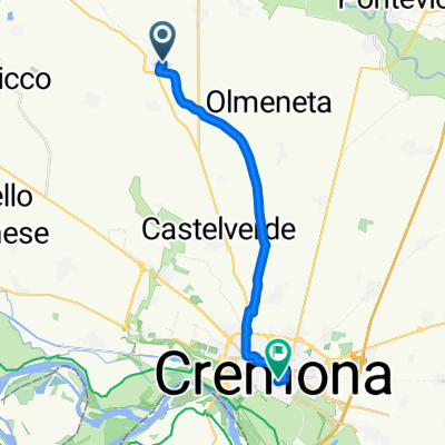 Via Roma naar Via Boccaccino