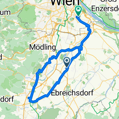 Ödenburger Straße to Kaiser-Ebersdorfer-Straße