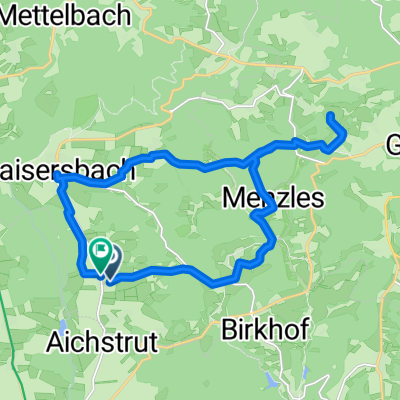 Route in Gebenweiler