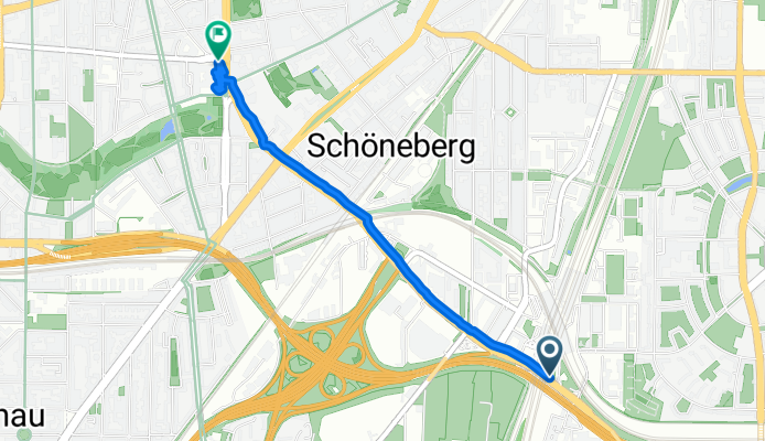 A100, Berlin nach Am Rathaus, Berlin
