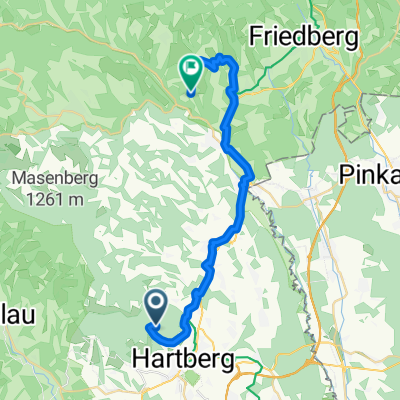 Route zu Freizeitzentrum Römerhütte