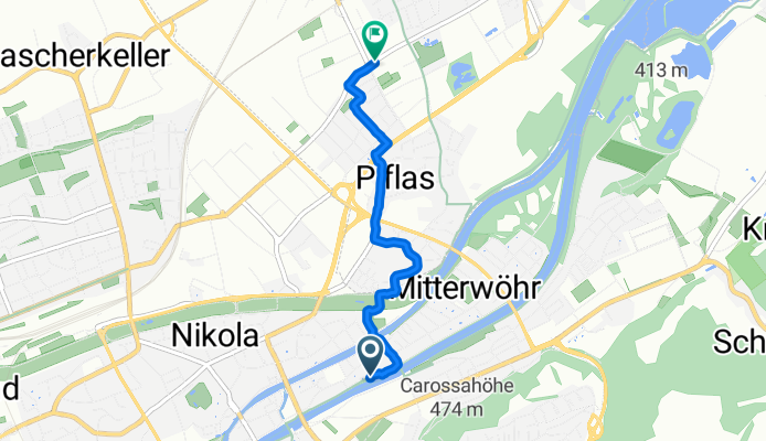 Isarweg, Landshut nach Schinderstraßl, Ergolding