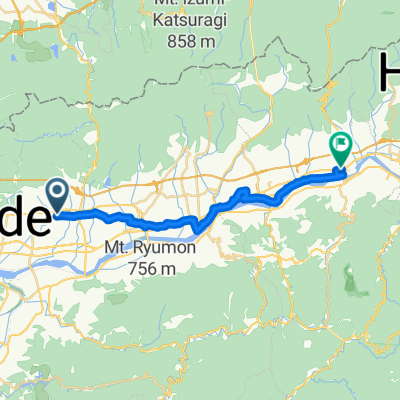 南中, 紀の川市へ妙寺, かつらぎ町