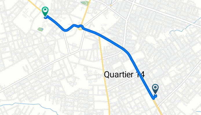 Une course régulière sport
