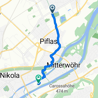 Schinderstraßl, Ergolding nach Isarweg, Landshut