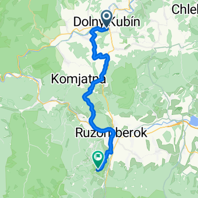 D.Kubín- Jasenová- Ružomberok- Vlkolínec