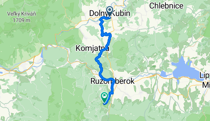 D.Kubín- Jasenová- Ružomberok- Vlkolínec
