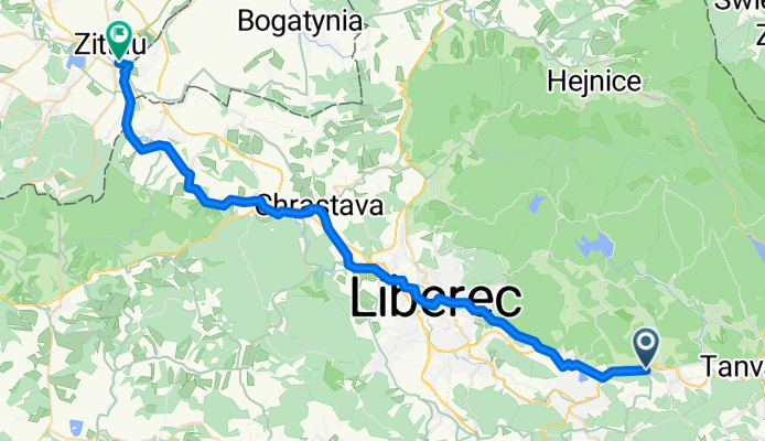 Lučany nad Nisou - Zittau
