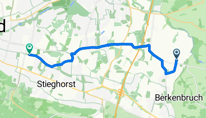 Laßheider Weg, Bielefeld nach Otto-Brenner-Straße, Bielefeld